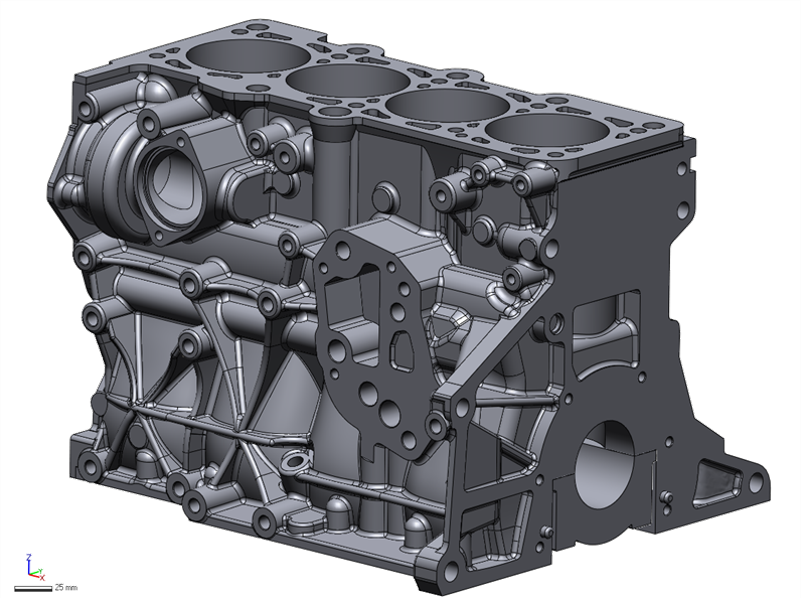 Modelado bloque motor